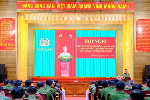 Lâm Đồng: Mô hình Công an địa phương 2 cấp phát huy hiệu quả sau 1 năm triển khai
