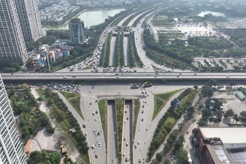 Hầm chui Trung Hòa - Điểm nhấn giao thông phía Tây Hà Nội