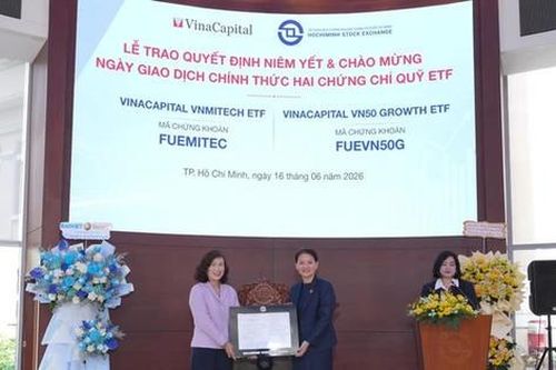 VinaCapital niêm yết bộ đôi quỹ ETF chiến lược trên HOSE, mã FUEVN50G ghi nhận mức sinh lời vượt trội