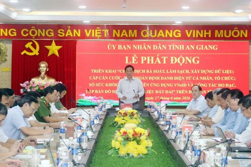Tỉnh An Giang với chiến dịch rà soát, làm sạch, xây dựng dữ liệu