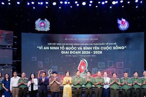 Phát động Giải báo chí toàn quốc 'Vì an ninh Tổ quốc và bình yên cuộc sống'