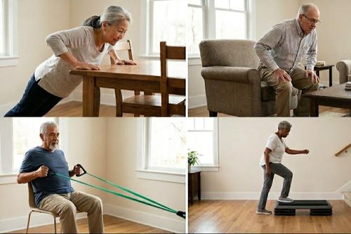 Bài tập 4 phút mỗi ngày trong 12 tuần giúp người cao tuổi tăng khả năng vận động