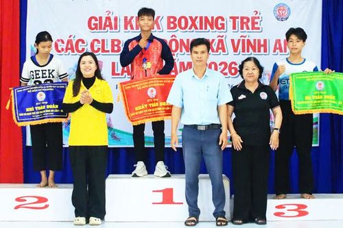 Sôi nổi Giải Kick-Boxing trẻ các câu lạc bộ mở rộng xã Vĩnh An lần thứ I năm 2026