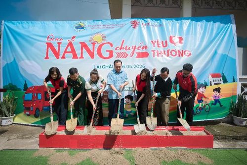 Khởi công xây dựng bếp ăn bán trú cho học sinh vùng cao xã Sin Suối Hồ