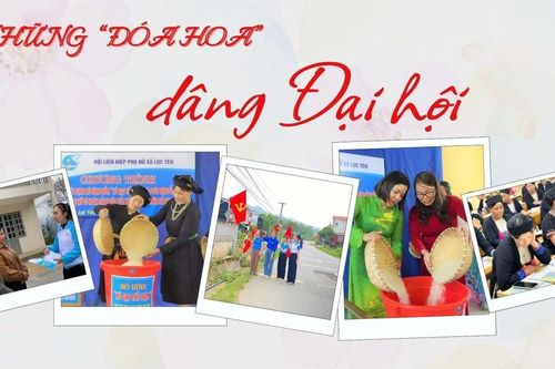 Những 'đóa hoa' dâng Đại hội