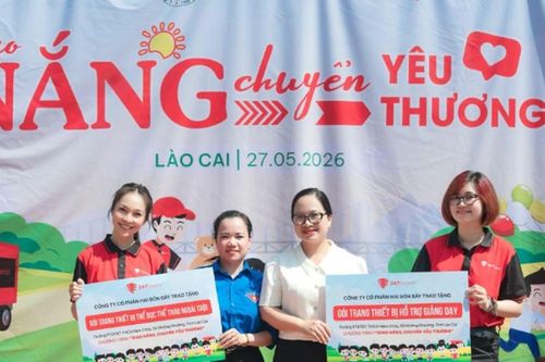 Xã Mường Khương tiếp nhận công trình phục vụ sinh hoạt và học tập cho học sinh bán trú