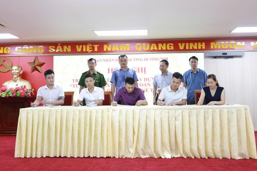 Phường Dương Nội xây dựng mô hình 'Tuyến phố bảo đảm an toàn thực phẩm'