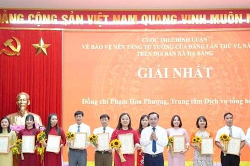Xã Hạ Bằng: Lan tỏa giá trị từ cuộc thi chính luận về bảo vệ nền tảng tư tưởng của Đảng