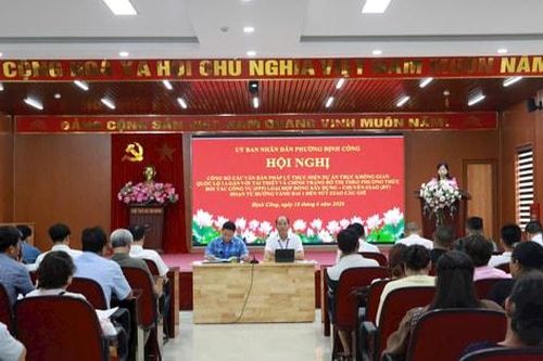 Phường Định Công: Thông tin tới người dân về Dự án Trục không gian Quốc lộ 1A
