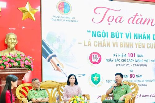 Ngòi bút vì nhân dân – Lá chắn vì bình yên cuộc sống