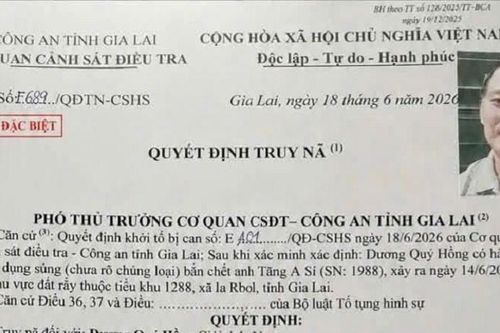 Gia Lai: Truy nã đặc biệt nghi phạm nổ súng bắn chết người trong rừng sâu