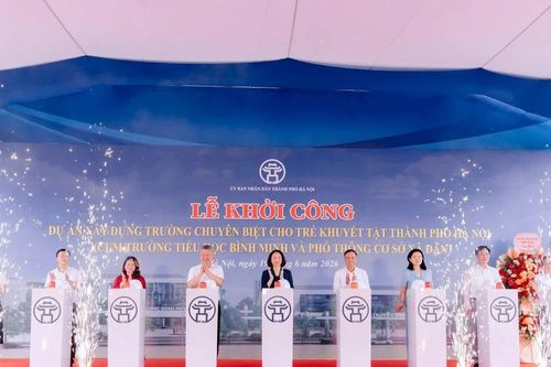 Hà Nội khởi công xây dựng trường chuyên biệt cho trẻ khuyết tật