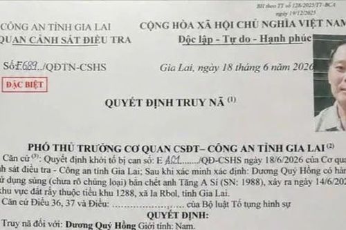 Công an tỉnh Gia Lai truy nã đặc biệt đối tượng giết người