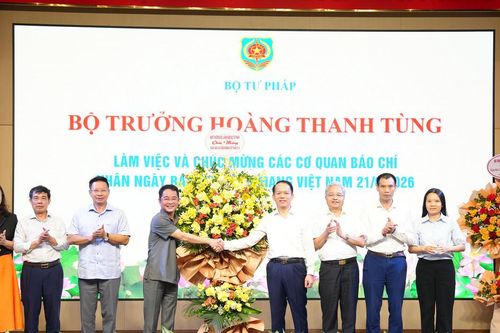 Báo chí, xuất bản là lực lượng nòng cốt trong công tác truyền thông chính sách pháp luật của Bộ, ngành Tư pháp