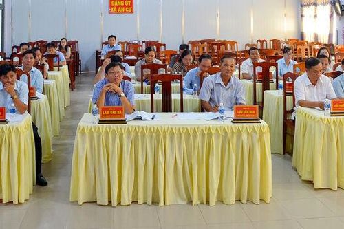 Thông qua đề án sắp xếp ấp, trường học và quy hoạch chung xã An Cư