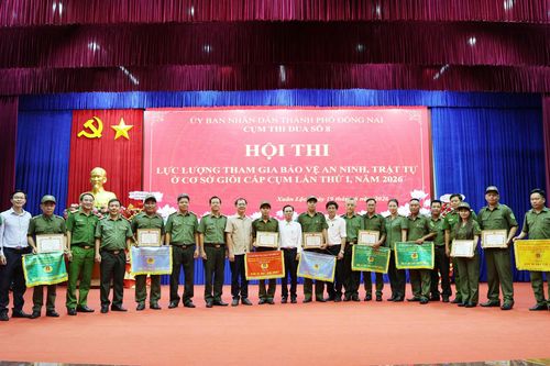 Phường Xuân Lộc đoạt giải Nhất Cụm 8 Hội thi Lực lượng tham gia bảo vệ an ninh, trật tự ở cơ sở giỏi lần thứ I