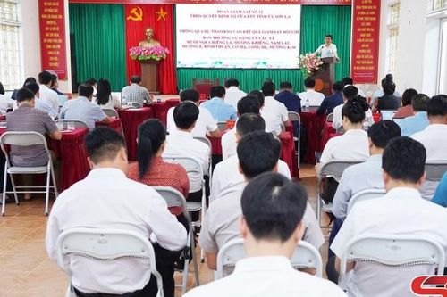 Thông qua dự thảo báo cáo kết quả giám sát đối với Ban Thường vụ Đảng ủy 9 xã khu vực Thuận Châu
