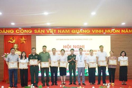 Phường Phúc Lợi: Sơ kết công tác quân sự, quốc phòng và tổng kết thi hành các luật chuyên ngành
