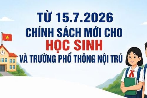 Chính sách mới cho học sinh và trường phổ thông nội trú