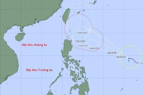 Ngoài khơi Philippines có bão mạnh