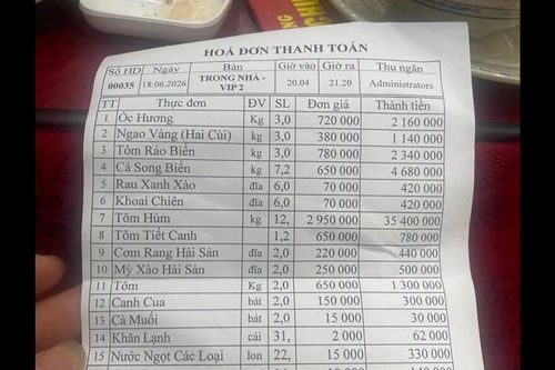 Kết quả xác minh vụ hóa đơn bữa ăn hơn 50 triệu đồng gây xôn xao ở Quảng Ninh