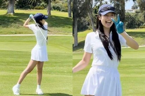Jennie (BLACKPINK) gây chú ý với kỹ năng chơi golf