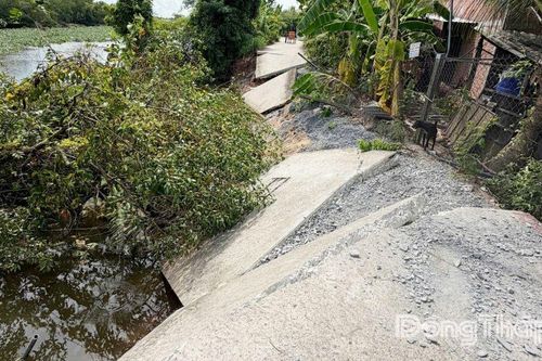 Xã Hiệp Đức: 9 điểm sạt lở, sụt lún bờ sông, cần hỗ trợ hơn 18 tỷ đồng khắc phục