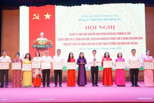 Phường Thanh Xuân sơ kết 1 năm vận hành mô hình chính quyền địa phương 2 cấp