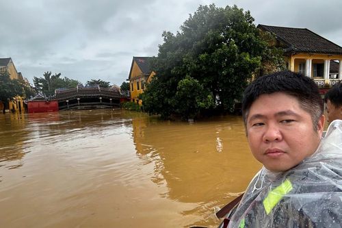 Nhà báo Trần Lê Lâm và thông điệp 'Nước dâng người không lùi'