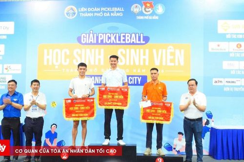 Đại học Thể dục Thể thao Đà Nẵng nhất toàn đoàn Giải Pickleball học sinh - sinh viên 2026