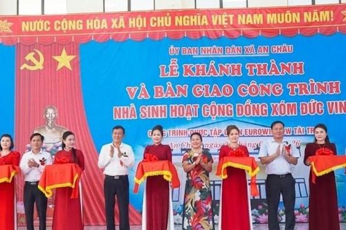 Xã An Châu khánh thành nhà sinh hoạt cộng đồng xóm Đức Vinh