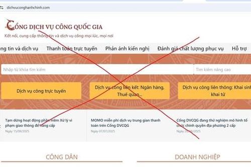 Cảnh báo website giả mạo Cổng Dịch vụ công Quốc gia để lừa đảo