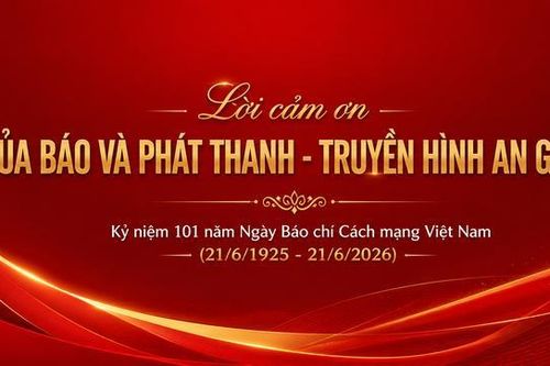 Lời cảm ơn của Báo và Phát thanh - Truyền hình An Giang