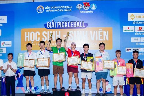 Giải Pickleball học sinh - sinh viên thành phố Đà Nẵng: Trao gần 100 huy chương cho các tay vợt xuất sắc
