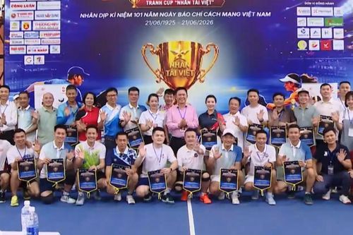 Sôi động giải Pickleball Báo chí - Truyền hình và Doanh nghiệp toàn quốc 2026