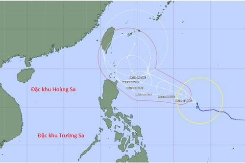 Bão Mekhala mạnh lên 2 cấp, chưa có dấu hiệu vào Biển Đông