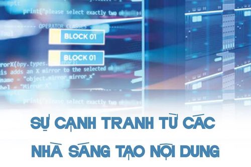 Sự cạnh tranh từ các nhà sáng tạo nội dung