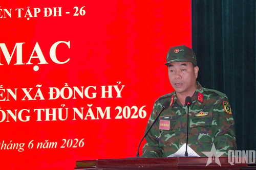 Thái Nguyên: Khai mạc diễn tập tác chiến xã Đồng Hỷ