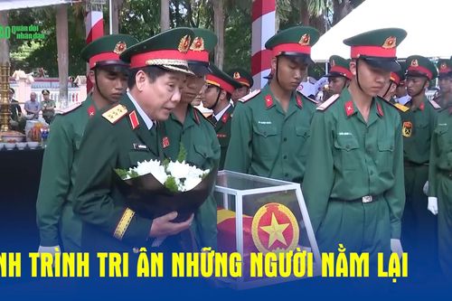 Hành trình tri ân những người nằm lại