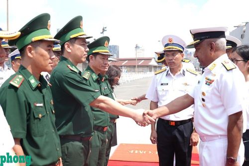 Bảo đảm an ninh, an toàn cho Biên đội tàu Hải quân Ấn Độ thăm thành phố Hồ Chí Minh