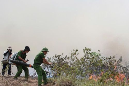 Cháy rừng kéo sang ngày thứ 2, Chủ tịch tỉnh trực tiếp đến hiện trường