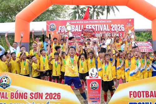 Xác định các nhà vô địch Ngày hội bóng đá học sinh Festival hè 2026