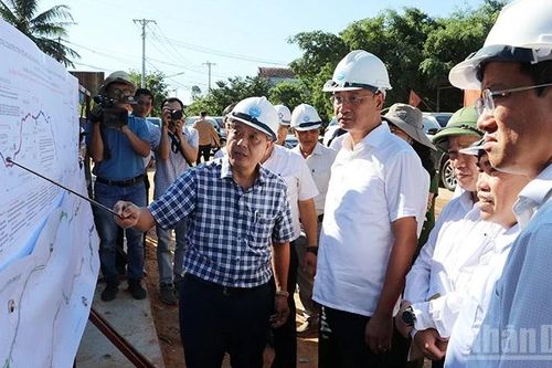Bí thư Thành ủy Đà Nẵng kiểm tra, đôn đốc Dự án Đường liên kết vùng miền trung tỉnh Quảng Nam
