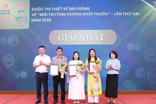 Gần 4.500 tác phẩm dự thi thiết kế bài giảng 'Môi trường không khói thuốc'