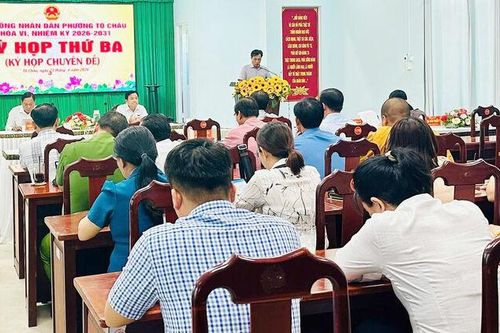 Phường Tô Châu thống nhất sắp xếp từ 15 ấp, khu phố còn 8 khu phố
