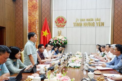 Đoàn khảo sát của Ủy ban Văn hóa và Xã hội làm việc với Ủy ban nhân dân tỉnh Hưng Yên