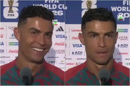 Phản ứng của Ronaldo khi phóng viên xin tăng lương