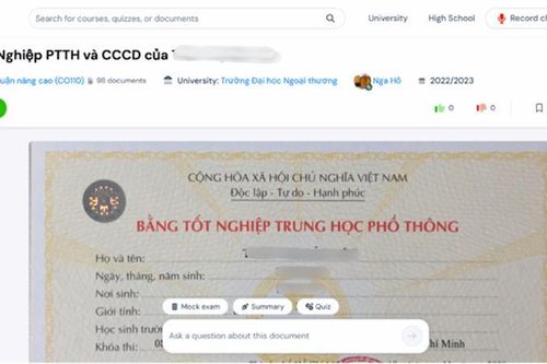 Nguy cơ lộ dữ liệu cá nhân từ các nền tảng chia sẻ tài liệu học tập