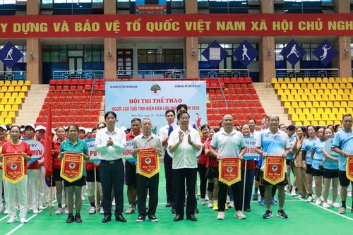 Hơn 600 VĐV tham gia Hội thi Thể thao Người cao tuổi tỉnh Điện Biên 2026
