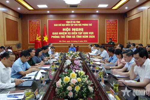 Hà Tĩnh: Triển khai nhiệm vụ diễn tập khu vực phòng thủ tỉnh năm 2026